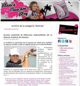 Blanca Manchón estrena web