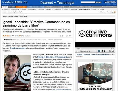 Creative Commons, los derechos de los autores en internet.