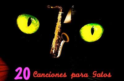 20 Canciones para Gatos. Una selección musical de 20 grandes temas.