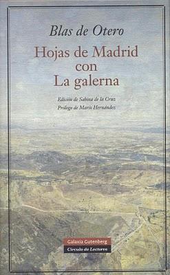 Hojas de Madrid con La Galerna. Blas de Otero.