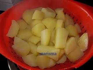 Puré de patatas casero