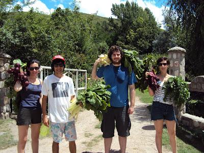 Chicos en la montaña