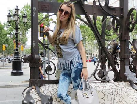 De rebajas por Passeig de Gràcia