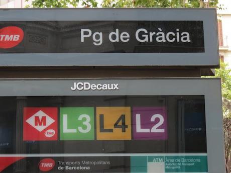 De rebajas por Passeig de Gràcia