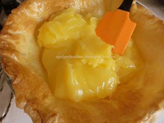 Tarta de limón y merengue