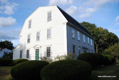 Construcción estilo Georgian colonial de 1770 Restauración de casas.