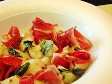 Ensalada melón jamón