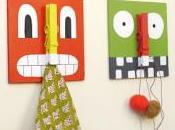 Manualidad para niños: Percheros personalizados