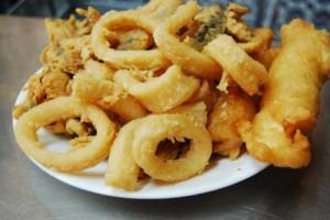 calamares rebozados ¿Dónde está el calamar?