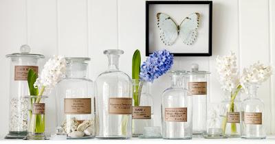 Botellas como Accesorio Rustico