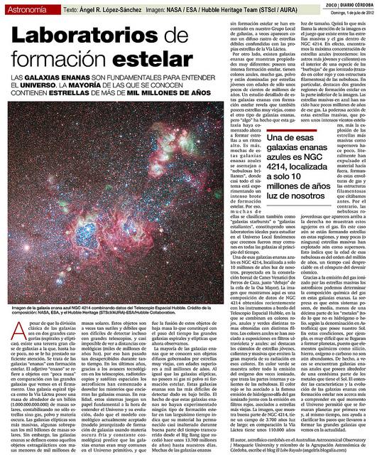Zoco Astronomía: Laboratorios de formación estelar