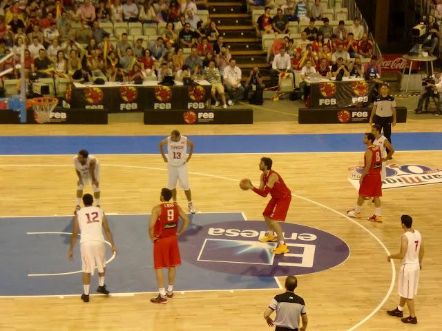 Baloncesto España contra Túnez/バスケットスペイン代表試合