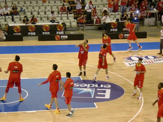 Baloncesto España contra Túnez/バスケットスペイン代表試合