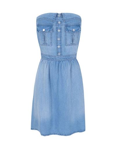 Vestido Denim Palabra de Honor