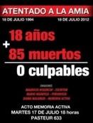 A 18 años del atentado a la AMIA, la memoria de los familiares sigue activa