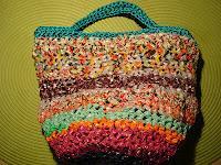 tejido con bolsas de plástico quitar las bolsas de plástico