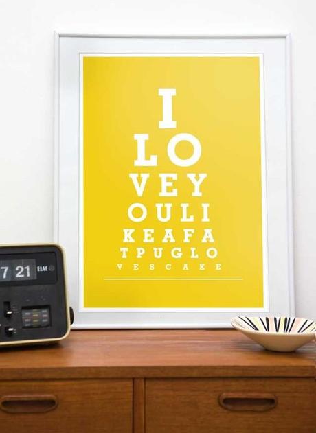 Los eye chart de diseño que no dejarás de mirar Los eye chart de diseño que no dejarás de mirar
