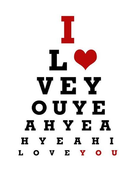 Los eye chart de diseño que no dejarás de mirar Los eye chart de diseño que no dejarás de mirar