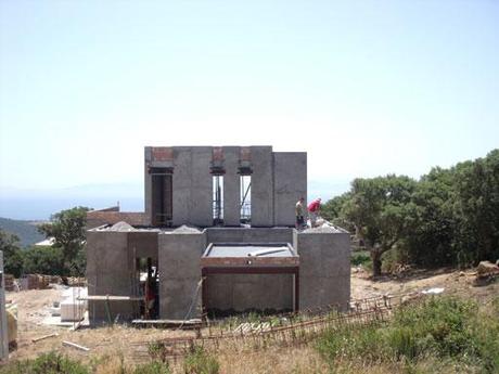 Proceso constructivo de una vivienda A-cero situada en Tarifa