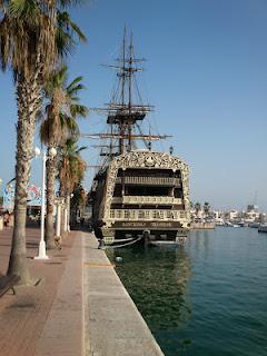 Visita al galeón Santísima Trinidad en Alicante