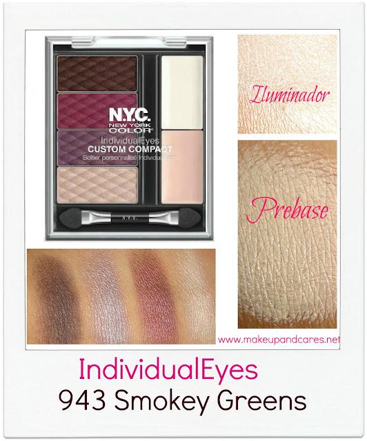 IndividualEyes 943 Smokey Greens, el cuarteto de sombras low cost de NYC que merece la pena probar.