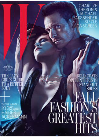 Charlize Theron y Michael Fassbender, impactante portada de W  Magazine