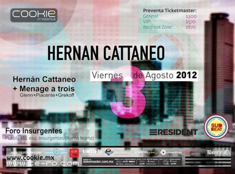 Cookie Presenta a Hernan Cattaneo en México