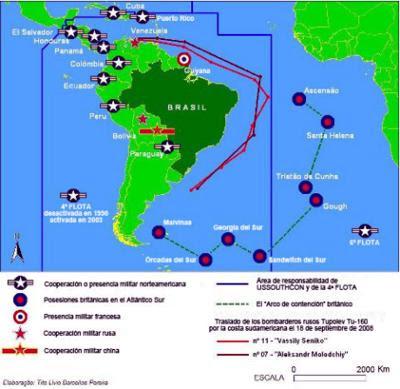 Geopolítica de las bases extranjeras en Suramérica [+ infografía]