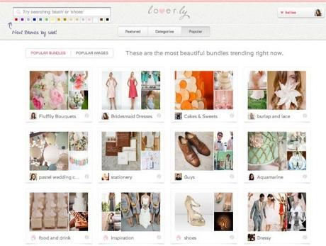 Algo nuevo: Lover.ly… como Pinterest, pero solo de Bodas