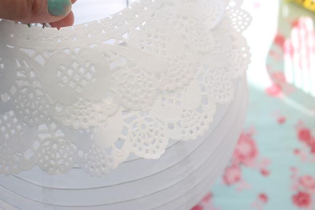 DIY Casa - Lampara Doilies