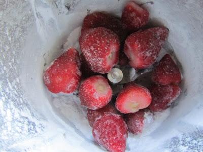 Tarta helada de fresas