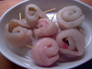 ROLLITOS DE PESCADO EN SALSA