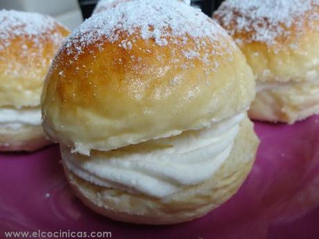 Bollos de nata Bollos de nata