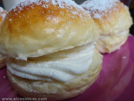 Bollos de nata Bollos de nata