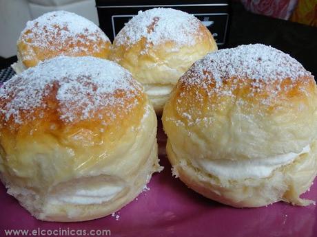 Bollos de nata Bollos de nata