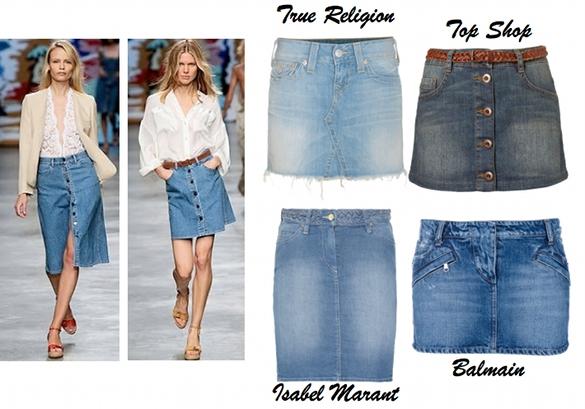 Falda Denim