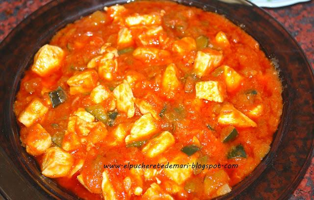 RECETAS ECONÓMICAS, FÁCILES Y LIGERAS: PISTO CON PECHUGA