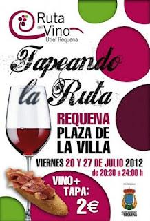 2º Edición de Tapeando la Ruta del Vino de Utiel Requena 2012