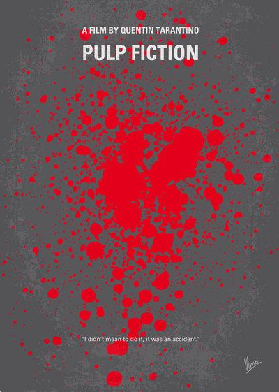 Posters de estilo minimalista de la filmografía de Tarantino