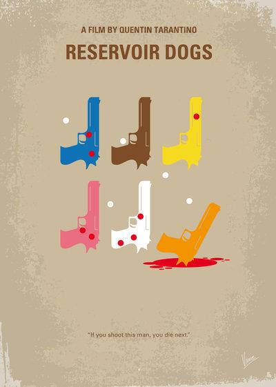 Posters de estilo minimalista de la filmografía de Tarantino