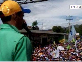 Capriles: El pueblo tiene que elegir el 7-O un camino donde no haya violencia