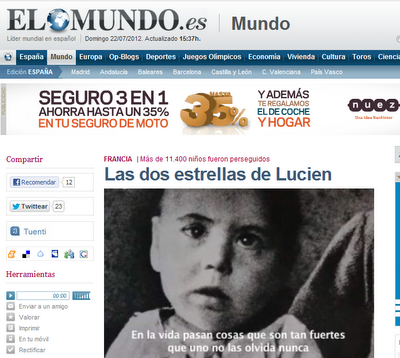 EL AYUNTAMIENTO DE PARÍS ORGANIZA UNA EXPOSICIÓN PARA CONMEMORAR LA PRIMERA GRAN REDADA DE JUDÍOS EN PARÍS. TESTIMONIOS DE SUPERVIVIENTES