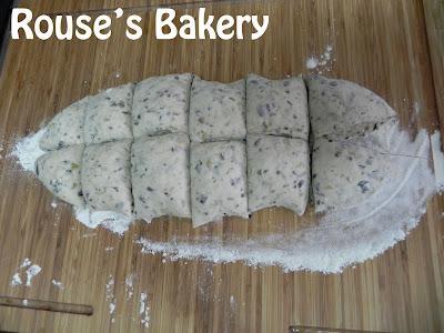 Panecillos de aceitunas y bacon Panecillos de aceitunas y bacon