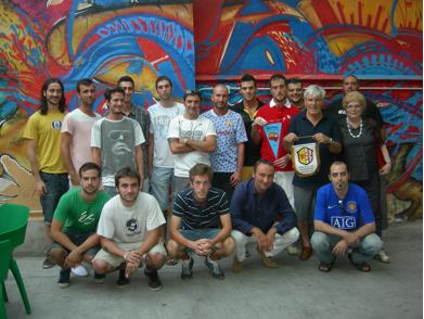 LA PENYA CAT.DEL MANCHESTER UNITED 1839  REALIZA SU PRIMER ACTO OFICIAL