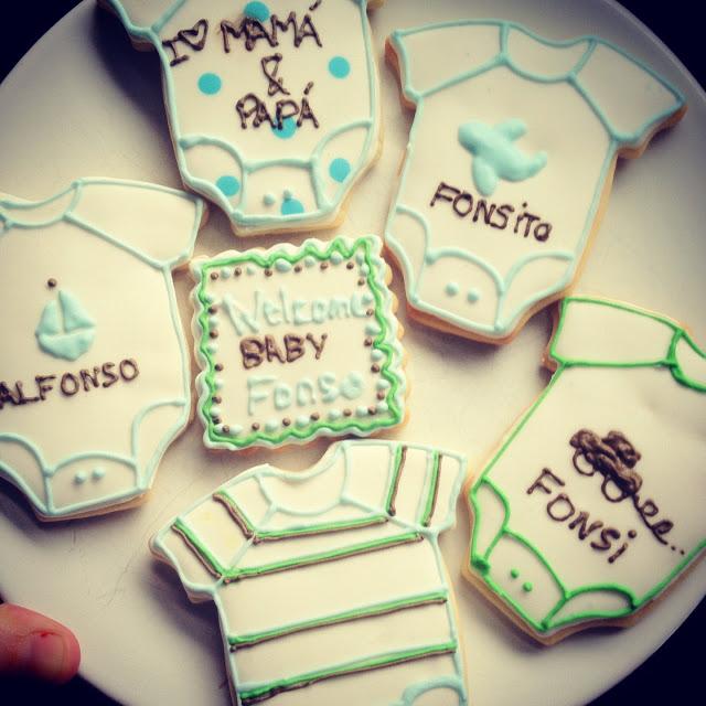 Galletas decoradas de bienvenida bebé