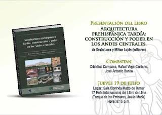 UCSS presenta en Feria del Libro su publicación: Arquitectura prehispánica tardía: construcción y poder en los Andes centrales
