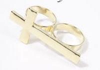 Réplicas: Anillo doble cruz