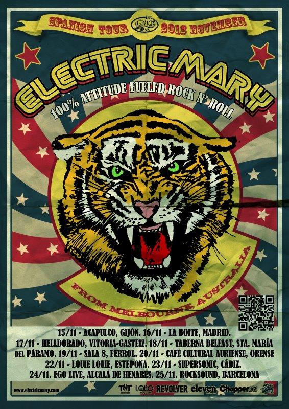 Gira española para Electric Mary!!!!