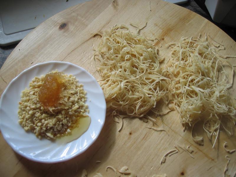 Kadaif de frutos secos