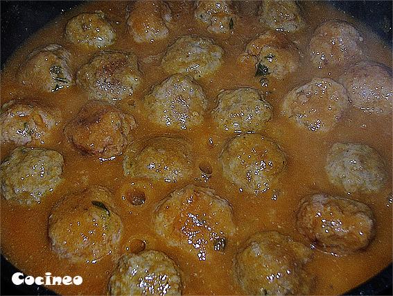 Albóndigas de carne en salsa